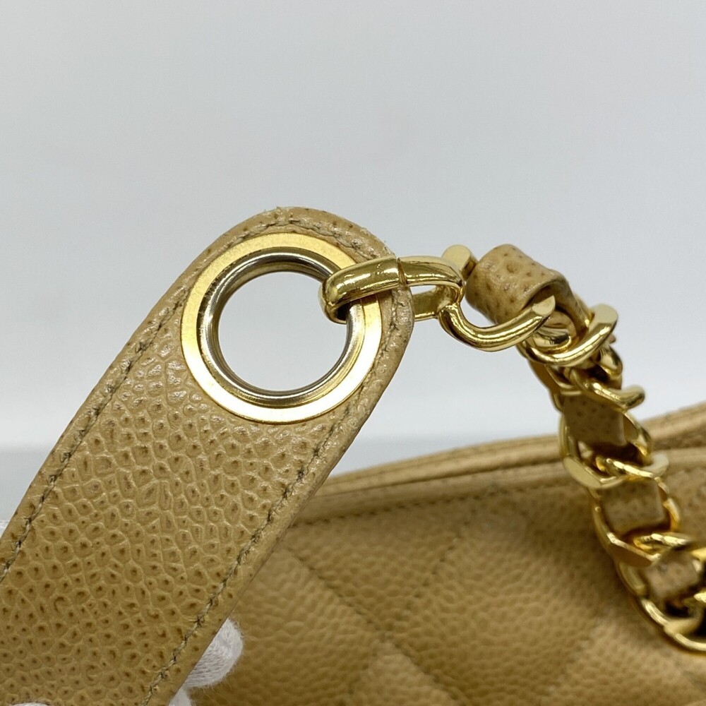 CHANEL Brown Caviar Leather Tote Bag - Picture 8 of 10